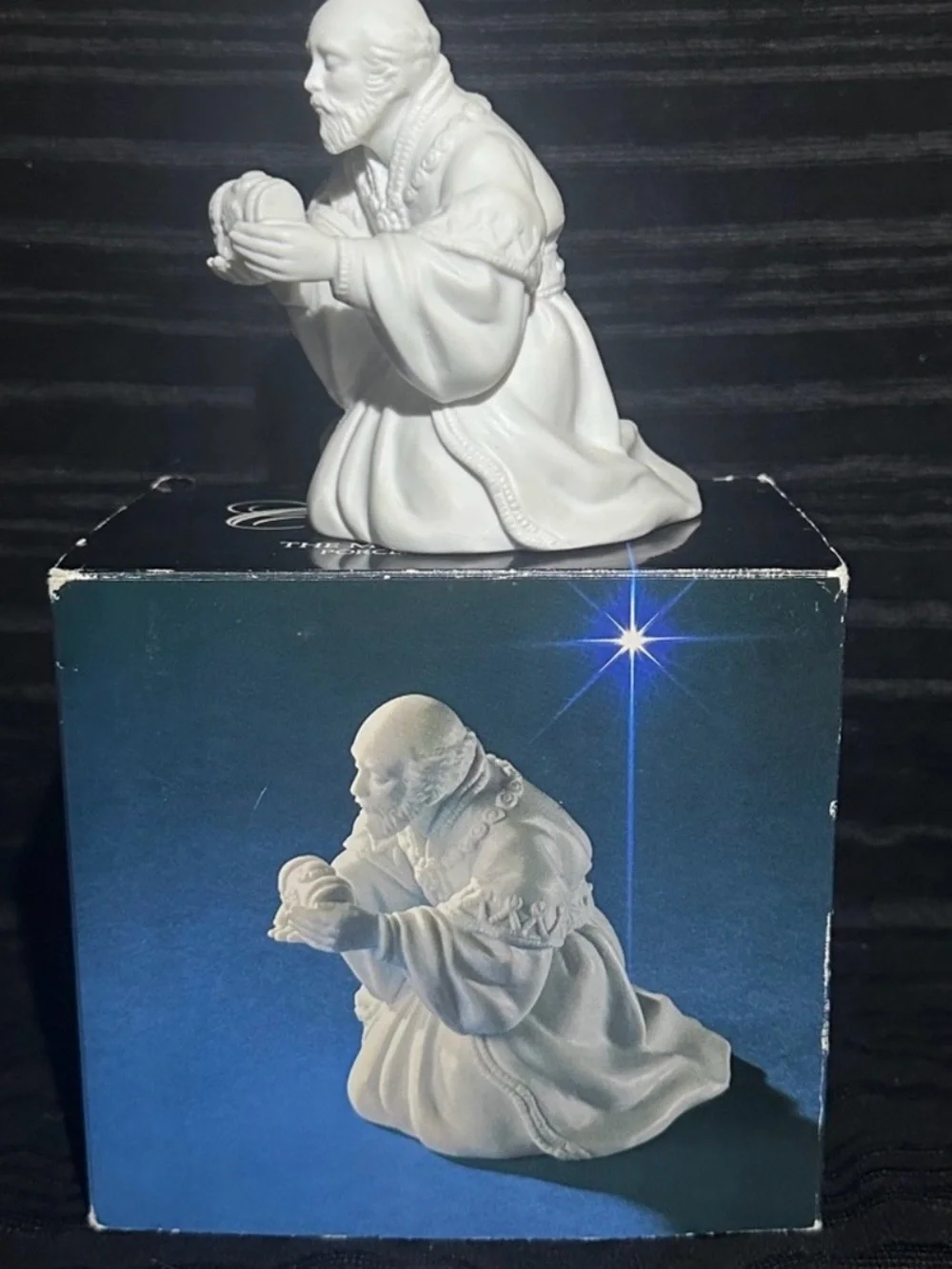 Vintage 1980's Avon Nativity Collectibles “The Magi”Porcelain Figurines